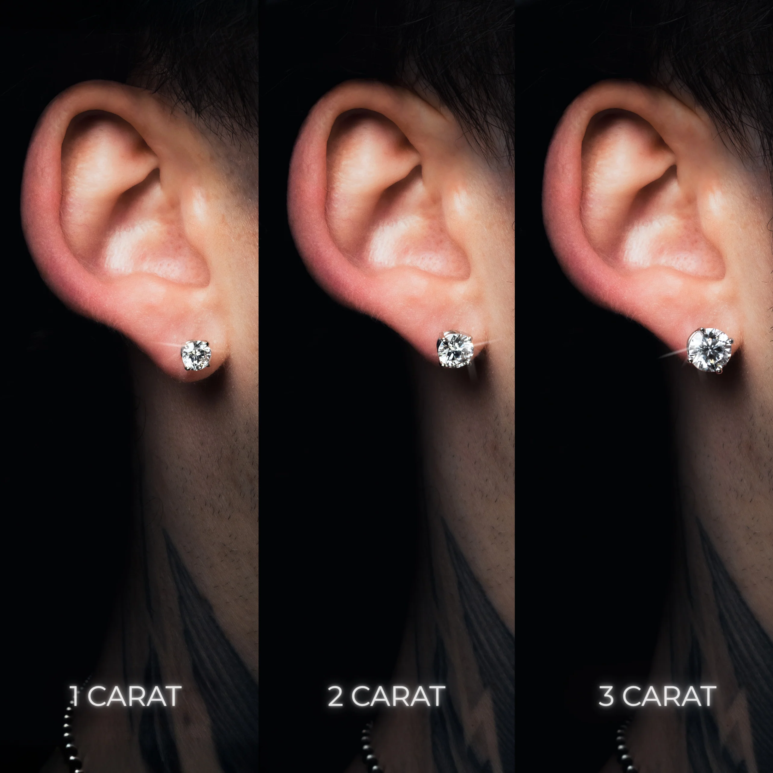 Lab Diamond Studs - Image 4